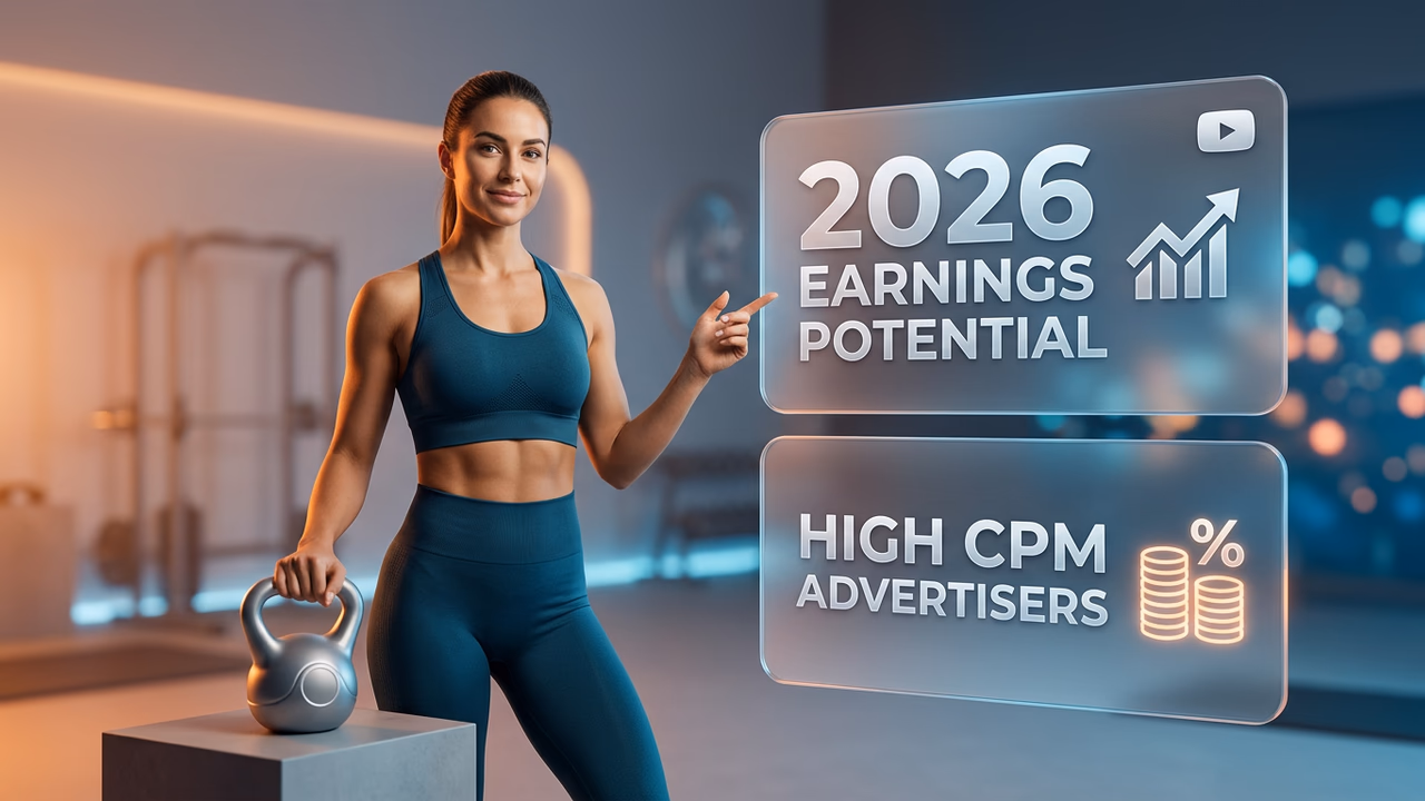 Fitness YouTube Money Calculator: How Much Health & Fitness Channels Earn in 2026