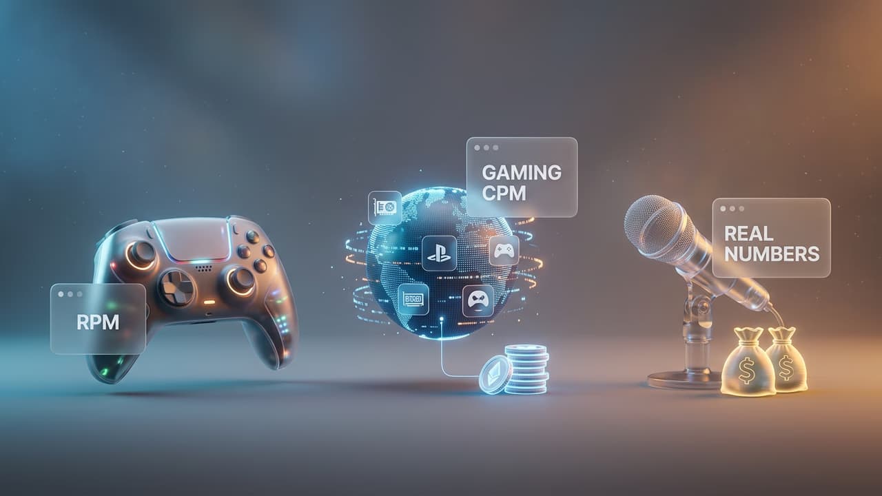 Gaming YouTube Earnings Per 1,000 Views: RPM, CPM & Real Numbers in 2026