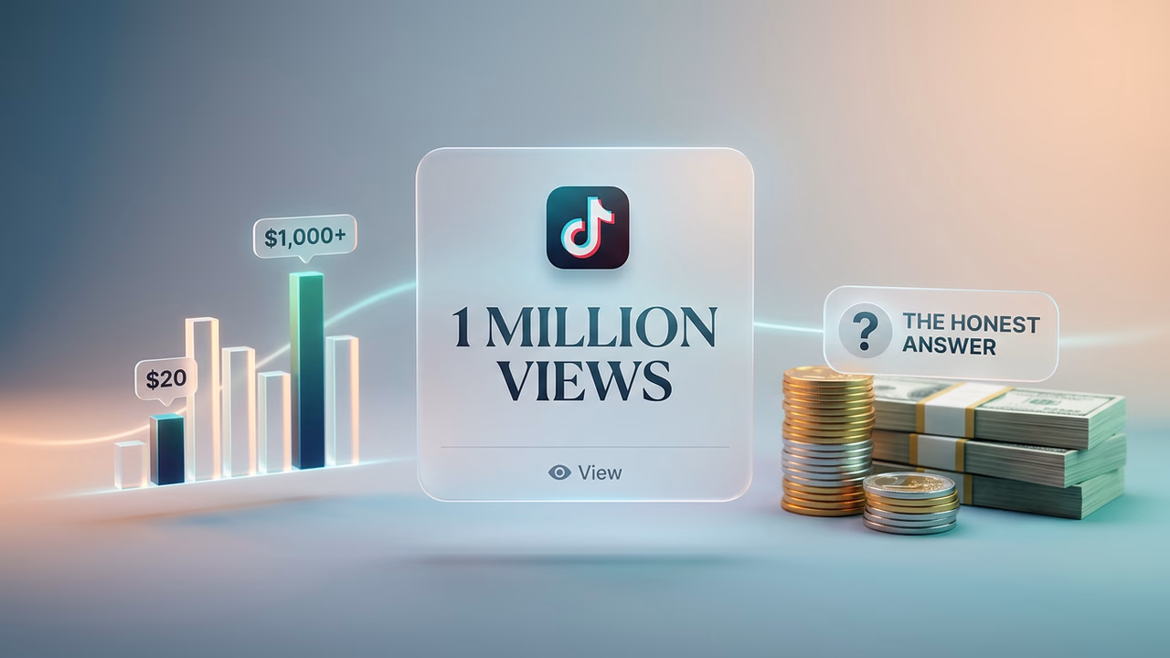 How Much Does TikTok Pay for 1 Million Views? The Honest Answer