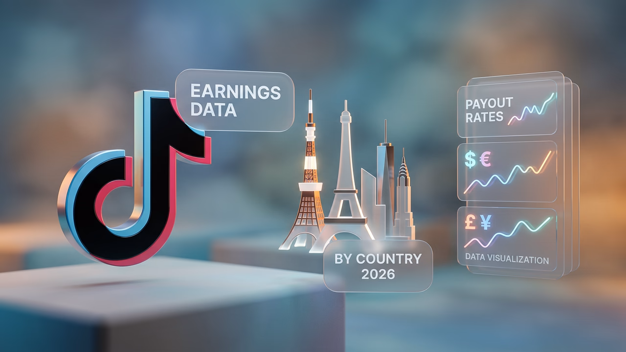 TikTok Earnings by Country: How Much Each Market Actually Pays in 2026