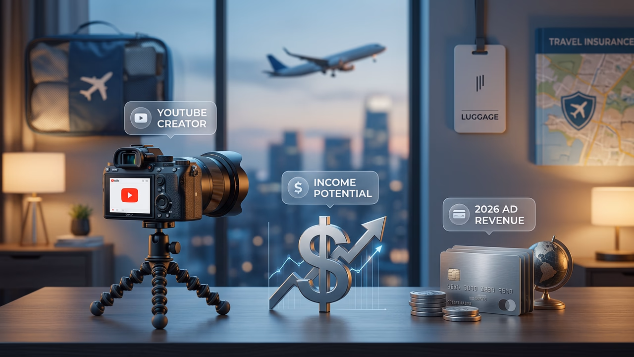 Travel Vlog YouTube Income: How Much Travel Content Earns in 2026